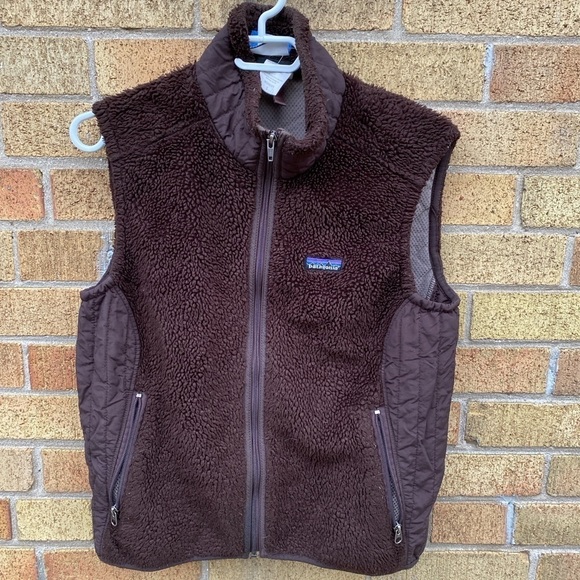 Vintage 2000 Patagonia Sherpa X Vest Large Brown - Picture 3 of 9
